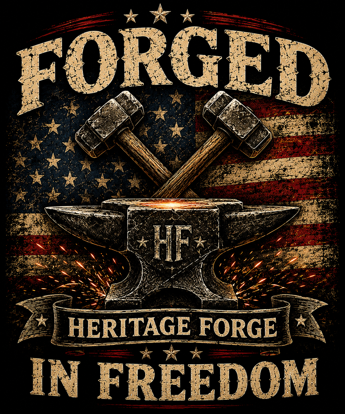HF-V002 Forged in Freedom Tee
