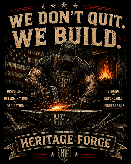 HF-V005

We Don't Quit. We Build. Tee